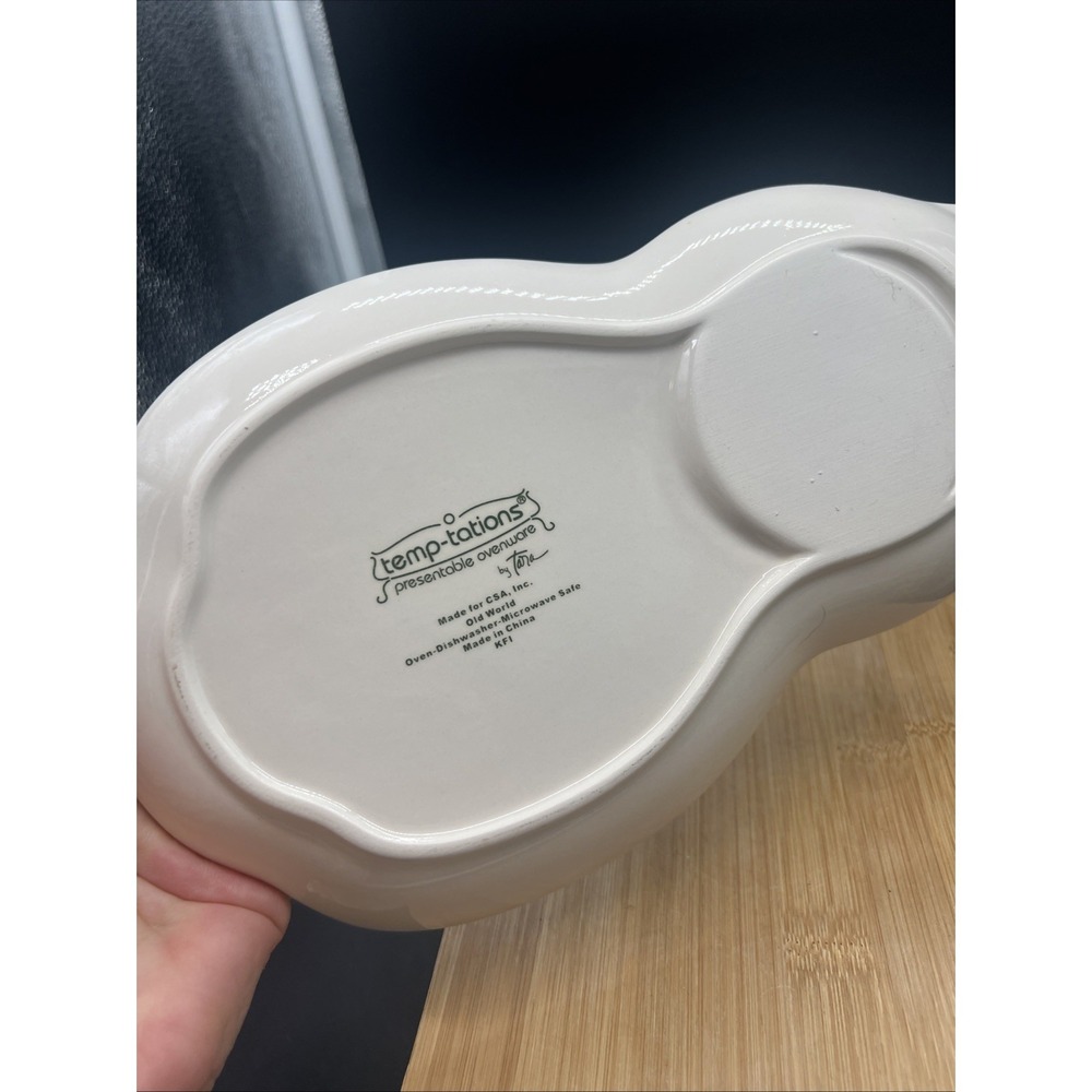 2 Sets of Temptations By Tara Old World Green Mug & Sandwich Snack Tray Plates - Picture 7 of 8